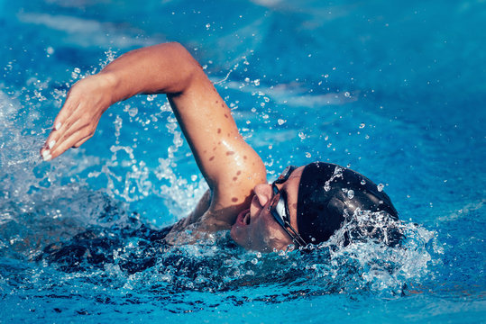 female swimmer