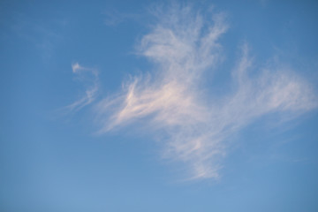 Obraz premium Background of bright sunset sky.