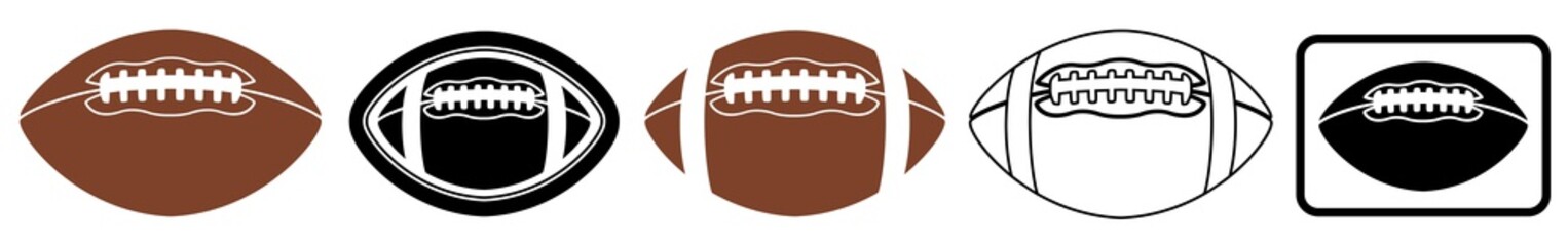 American Football | Ball | Emblem | Logo | Variations