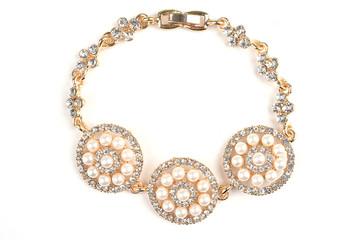 Jewelry pendant on a white isolated background. Jewelery, jewelry