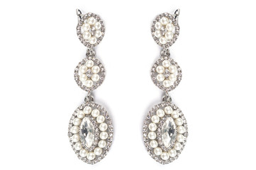 Jewelry pendant on a white isolated background. Jewelery, jewelry