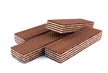 Wafers stick isolated on white background