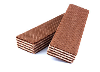Wafers stick isolated on white background