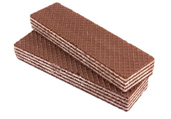 Wafers stick isolated on white background