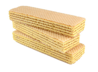 Wafers stick isolated on white background