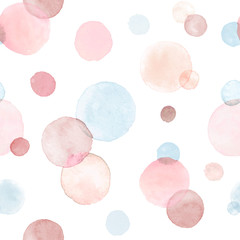 watercolor circles pattern