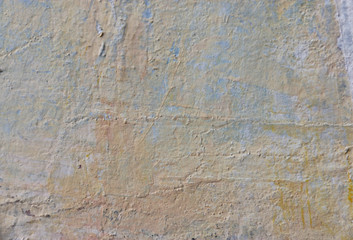 Painting knife technique with acrylic on canvas. Abstract art background. 