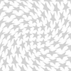 Seamless geometric star vector pattern. Retro design backdrop texture.