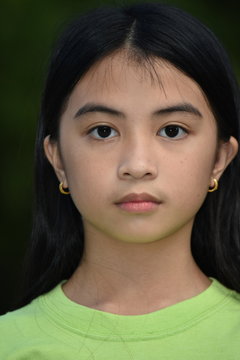 Serious Cute Filipina Girl