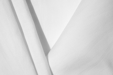 fold white fabric cloth