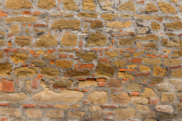 texture of a sandstone wall