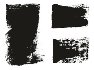 Paint Brush Wide Background & Lines High Detail Abstract Vector Background Mix Set 22