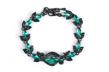 Jewelry pendant on a white isolated background. Jewelery, jewelry. Pendant, earrings, necklace, bezel.