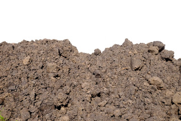 pile of soil construction