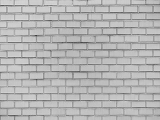 White brick wall texture background