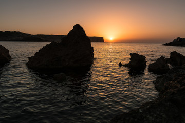 calido atardecer