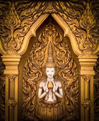 Fototapeta na wymiar Buddha carving
