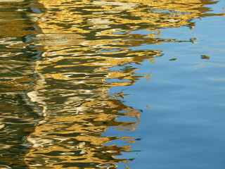 Abstract water reflection