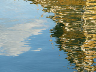 Abstract water reflection