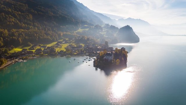 Aerial footage shot during the Autumn in Switzerland from a village located in the Swiss mountains. Filmed with the DJI Inspire 2 drone in 5.2k RAW and downscaled to 4k.