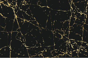 Luxury Marble background with golden pattern texture vector. - obrazy, fototapety, plakaty