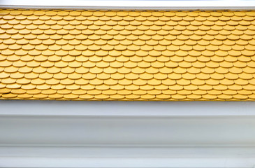 yellow tile roof pattern