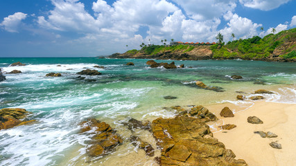 Tropical beach in Sri Lanka