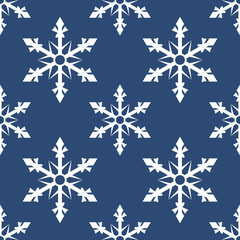 Christmas elements seamless pattern.