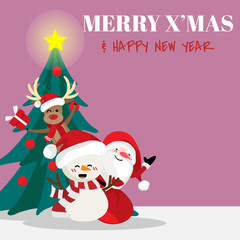 Christmas holiday season background.