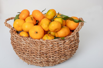 Organic Tangerines oranges, mandarins, clementines, citrus fruits