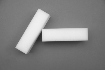 White cleaning sponge