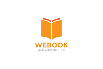 book logo and icon design template