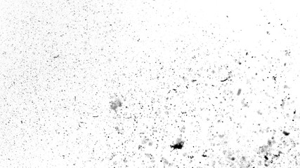 Vintage scratched grunge overlays texture on isolated white background space for text