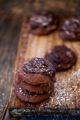 Chocolate cookies for Santa Claus 