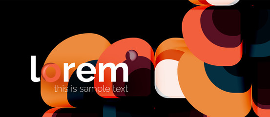 Geometric modern abstract background