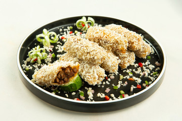 Golden mutton roll