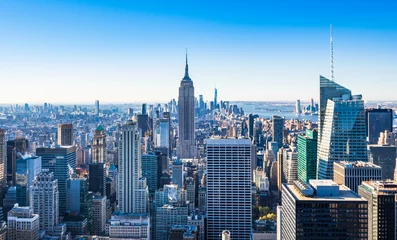 Foto auf Acrylglas Manhattan Wolkenkratzer in Manhattan, New York