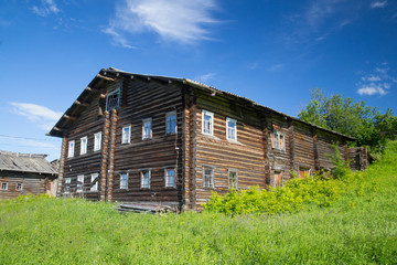 The Northern wooden village house 1912