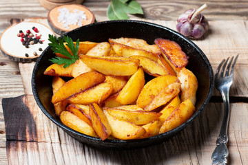 Fried potatoes