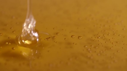 Pouring Honey Close-Up