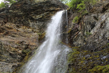 Waterfall  in  the  Patagonian  forest