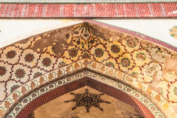 Detail of mosque in morocco