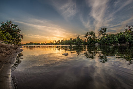 Sunset On The American River, Sacramento