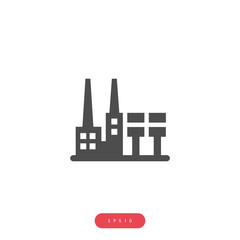 Factory Vector. Building icon Sign. Pixel Perfect Eps10