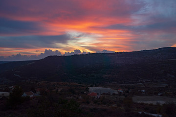 Awesome Sunset at Afternoon