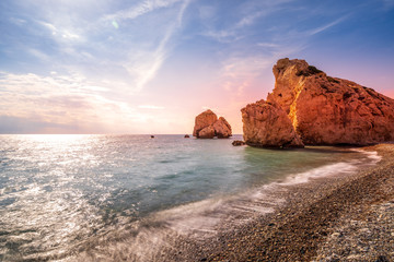 Longtime Exposure Aphrodite's Rock