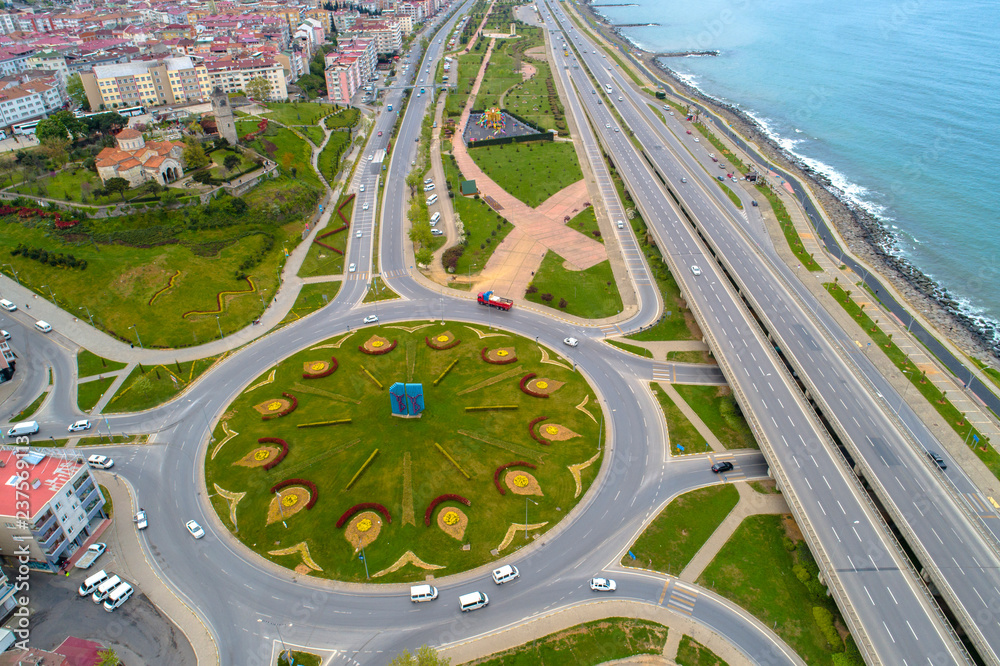 Wall mural tale of the Black Sea city of Trabzon