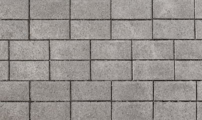 Paving block background, top view, copy space