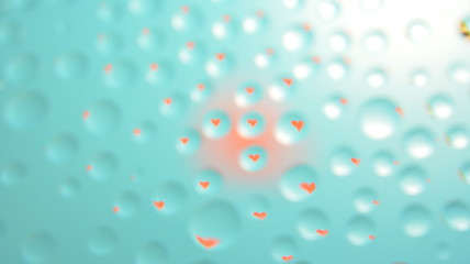 abstract background with bubbles