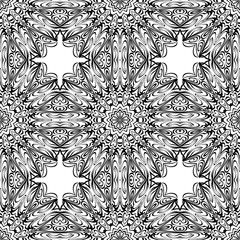 Design for square fashion print. For pocket, shawl, textile, bandanna. Seamless floral pattern. Vector illustration.